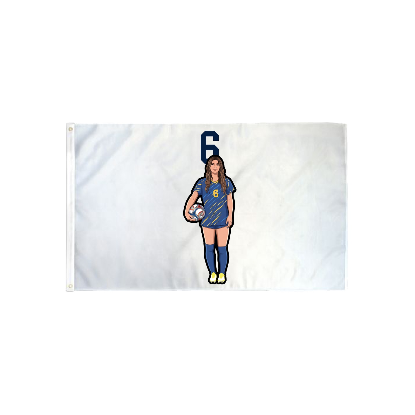 3x5 Flag — Number Top in Classic