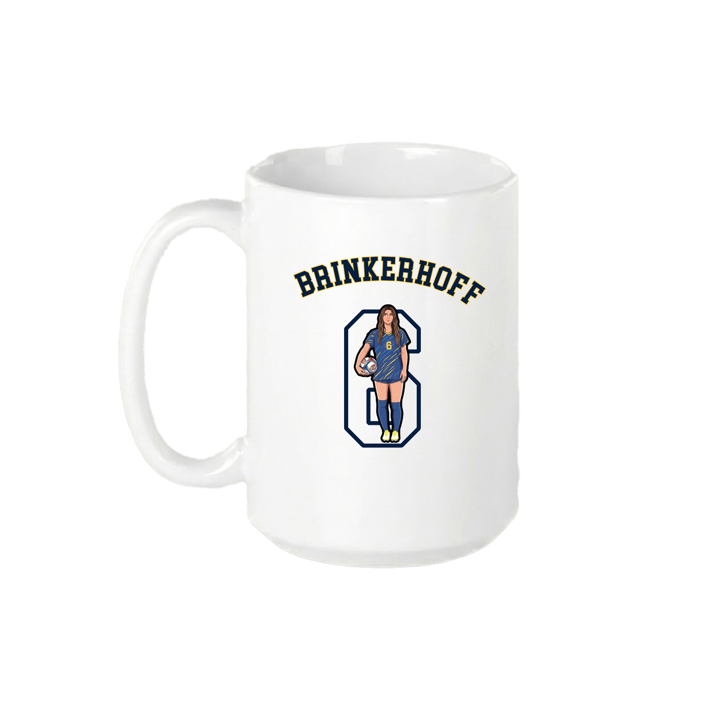 15oz Coffee Mug — Shirsey Arch in White