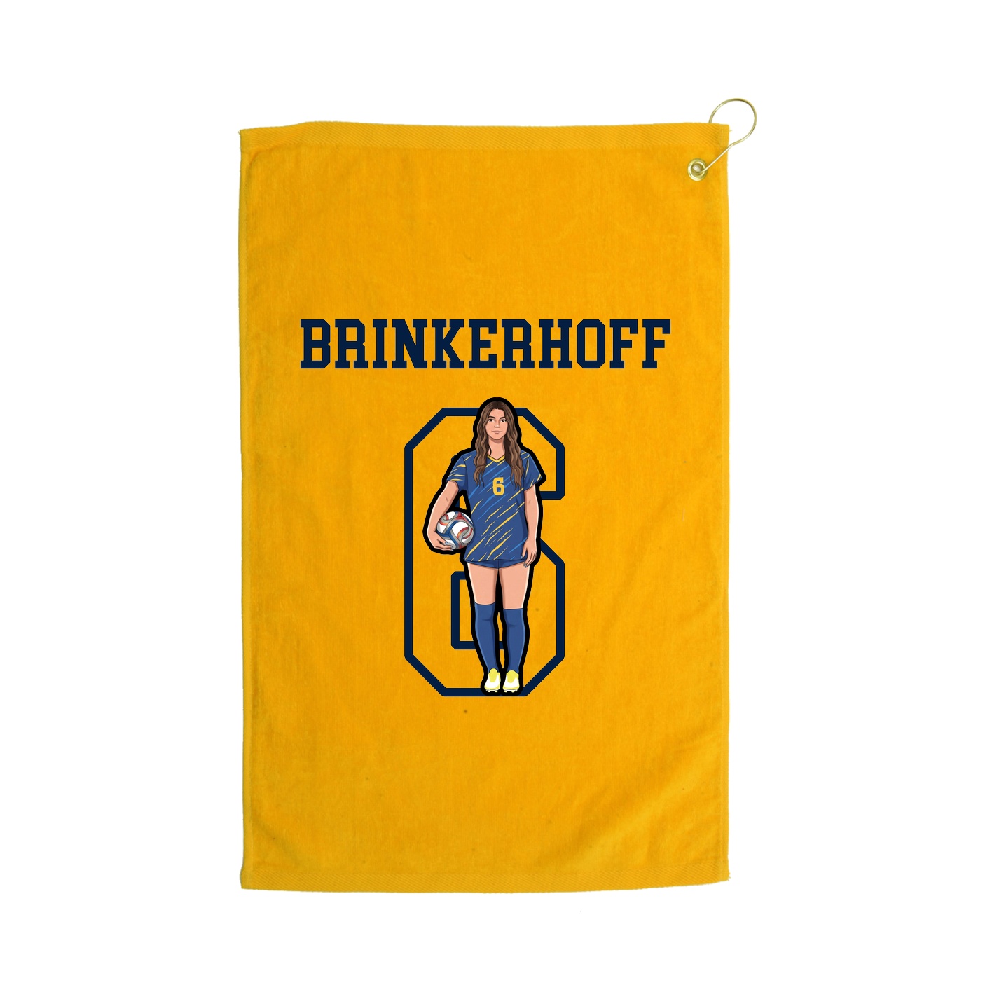 Golf Towel — Shirsey in Gold