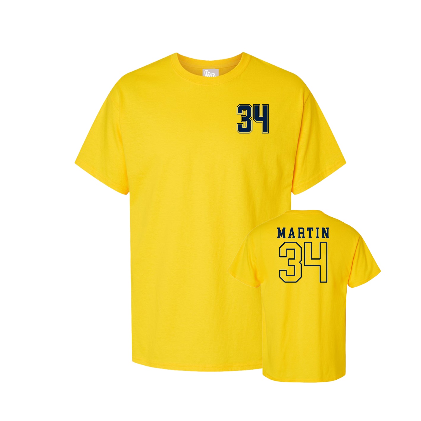 Tee — Chest Back in Gold
