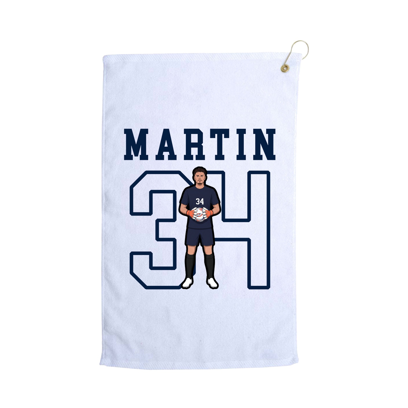 Golf Towel — Shirsey in White
