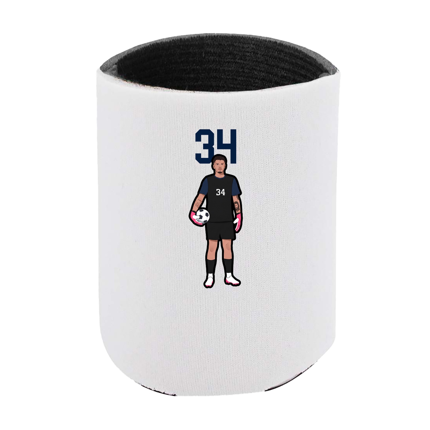 Can Holder — Number Top in White
