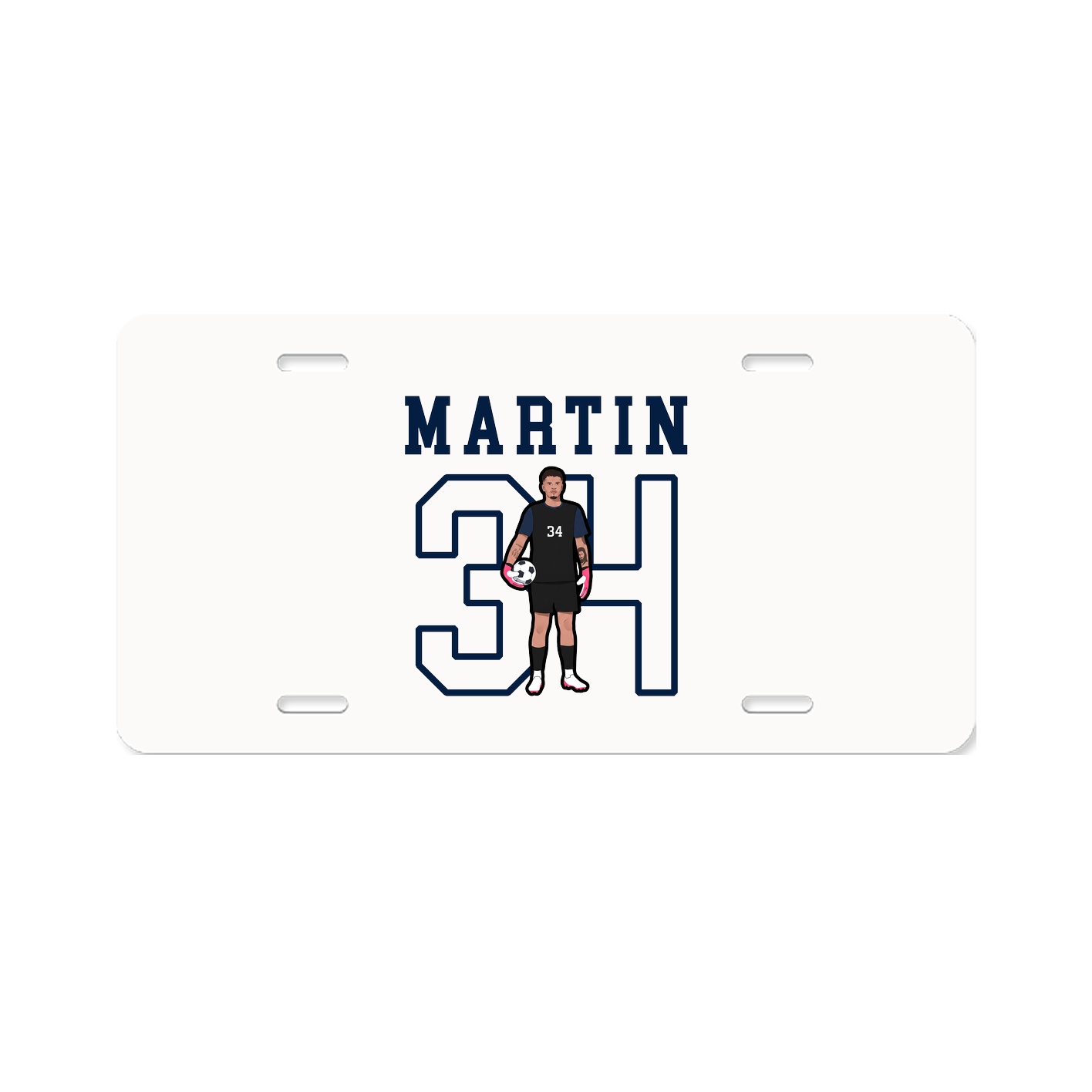 License Plate — Shirsey in Classic