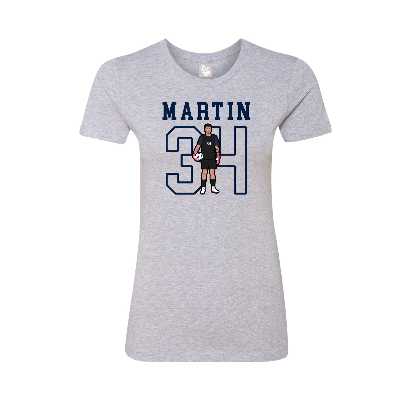 Fitted Women's Tee — Shirsey in Grey