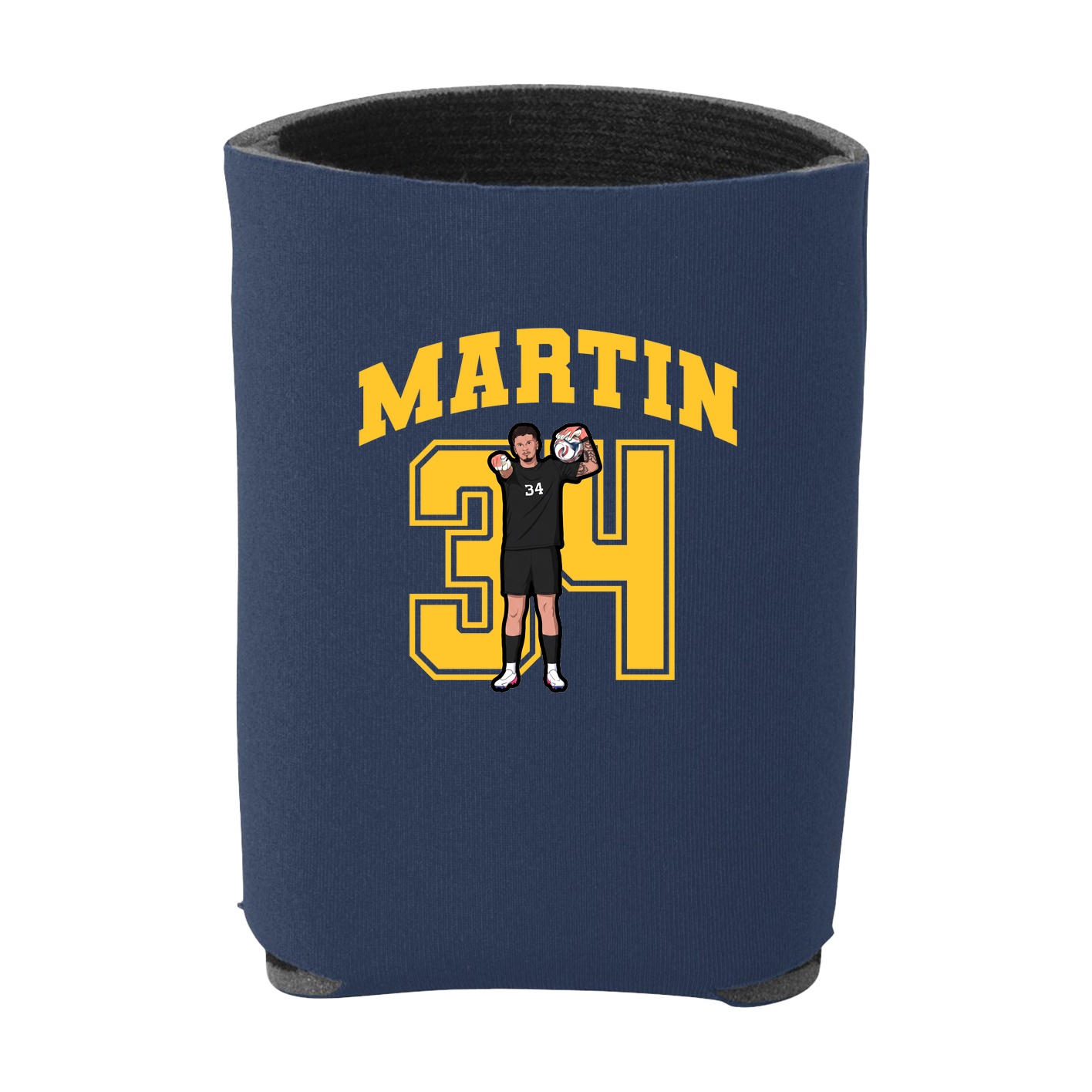 Can Holder — Number in Navy