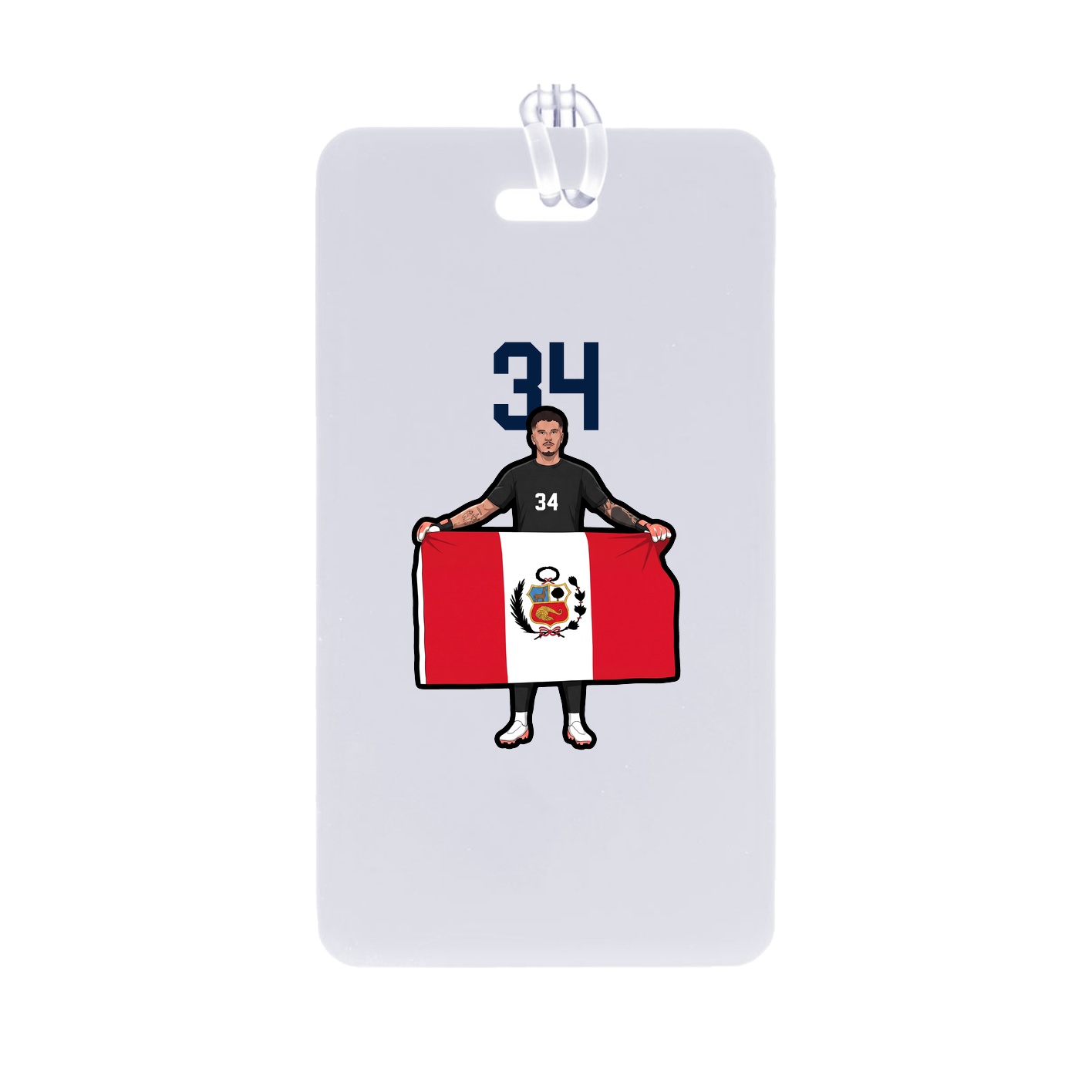 Bag Tag — Number Top in Classic