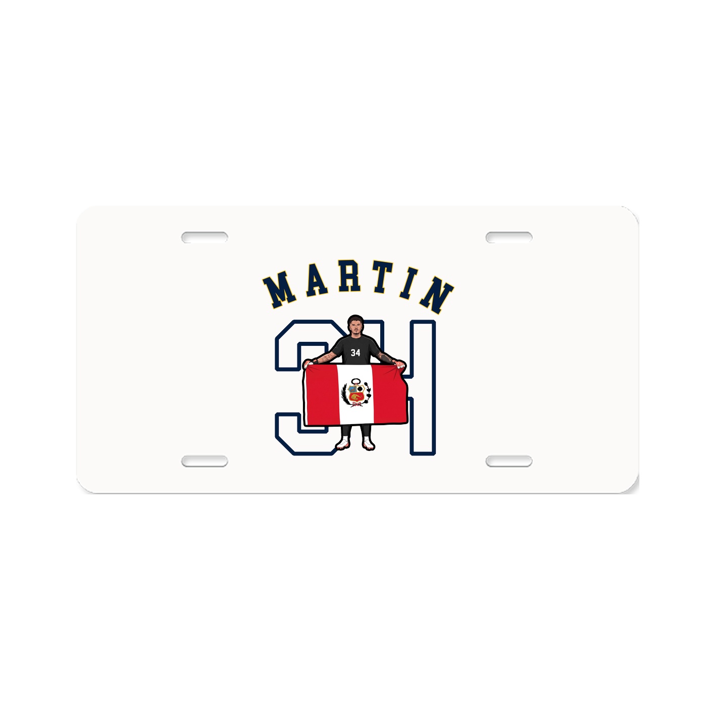 License Plate — Shirsey Arch in Classic