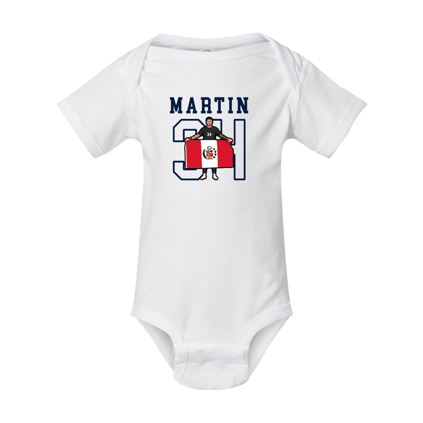 Baby Onesie — Shirsey in White