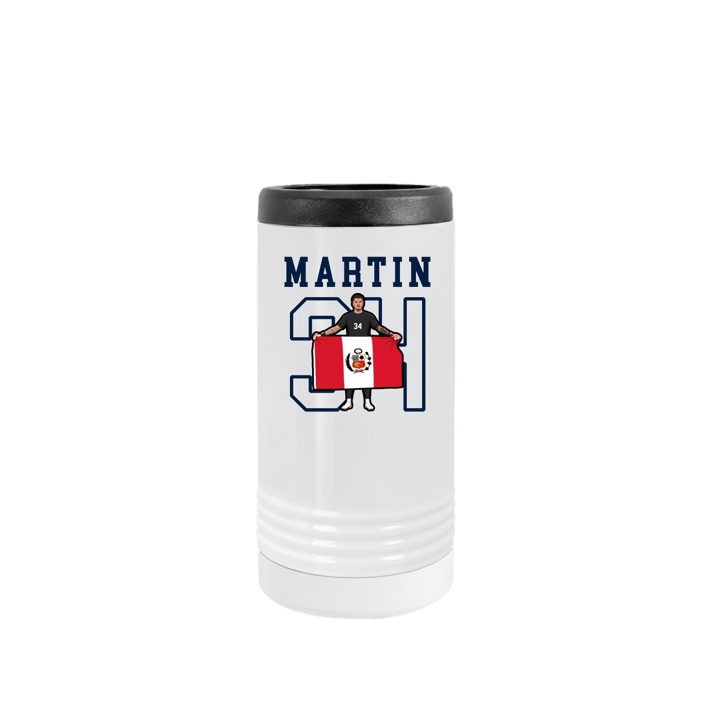 Slim Beverage Holder — Shirsey in White