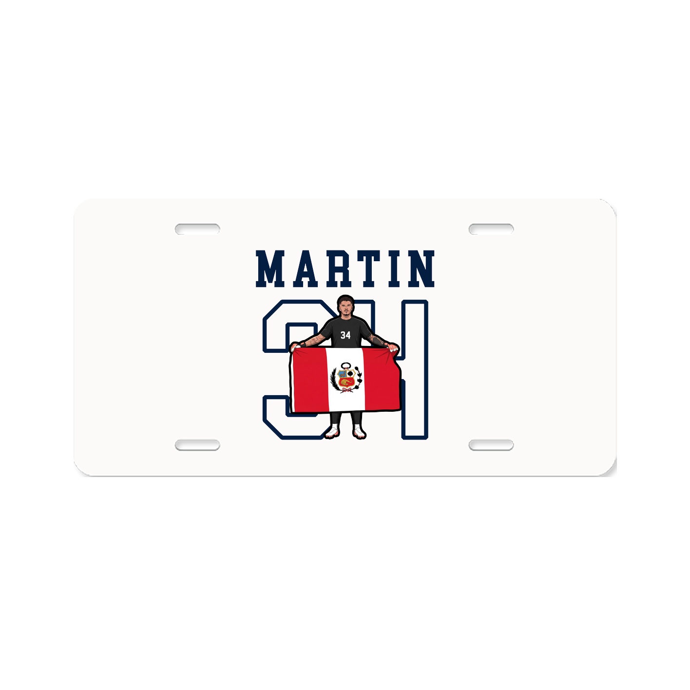 License Plate — Shirsey in Classic