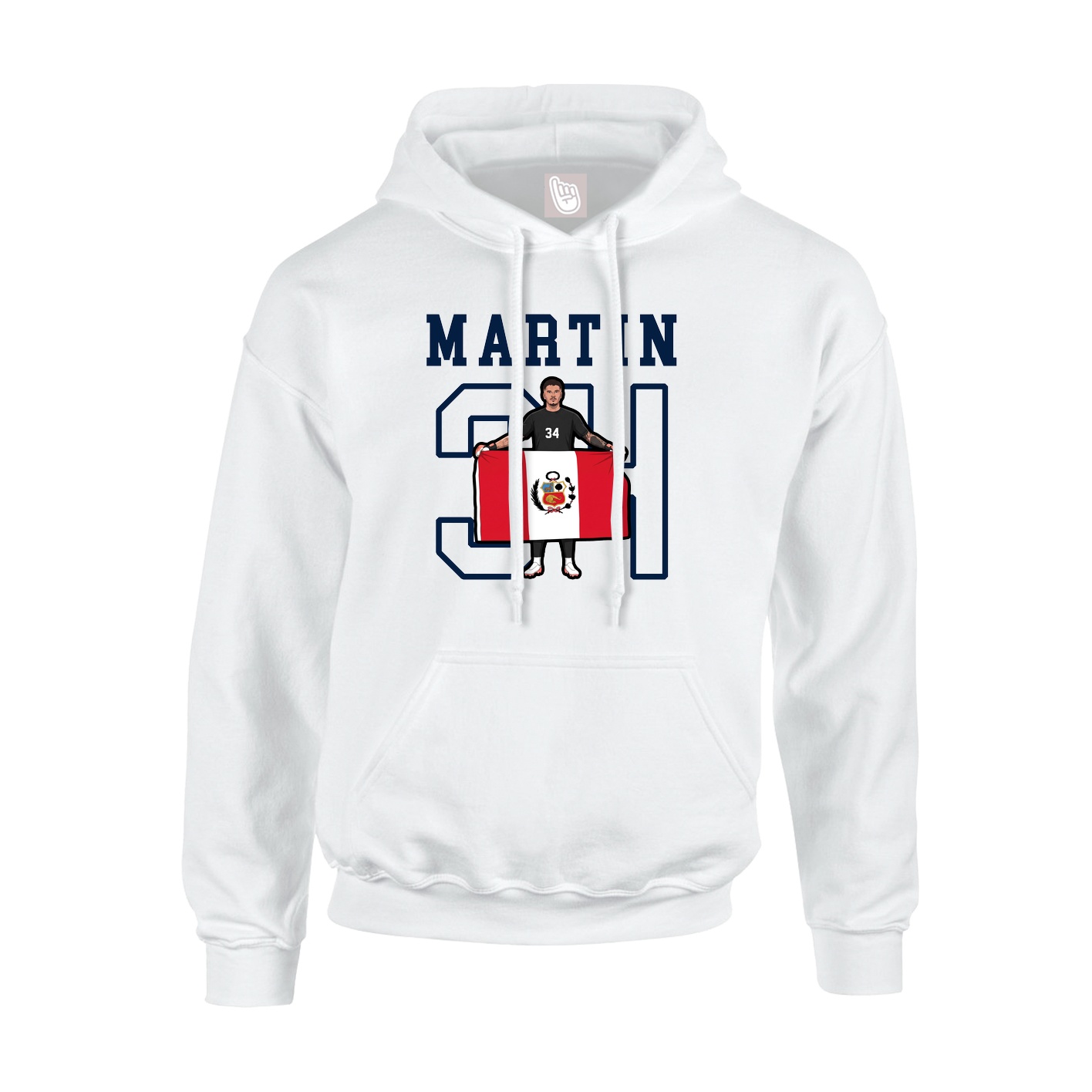 Youth Hoodie — Shirsey in White