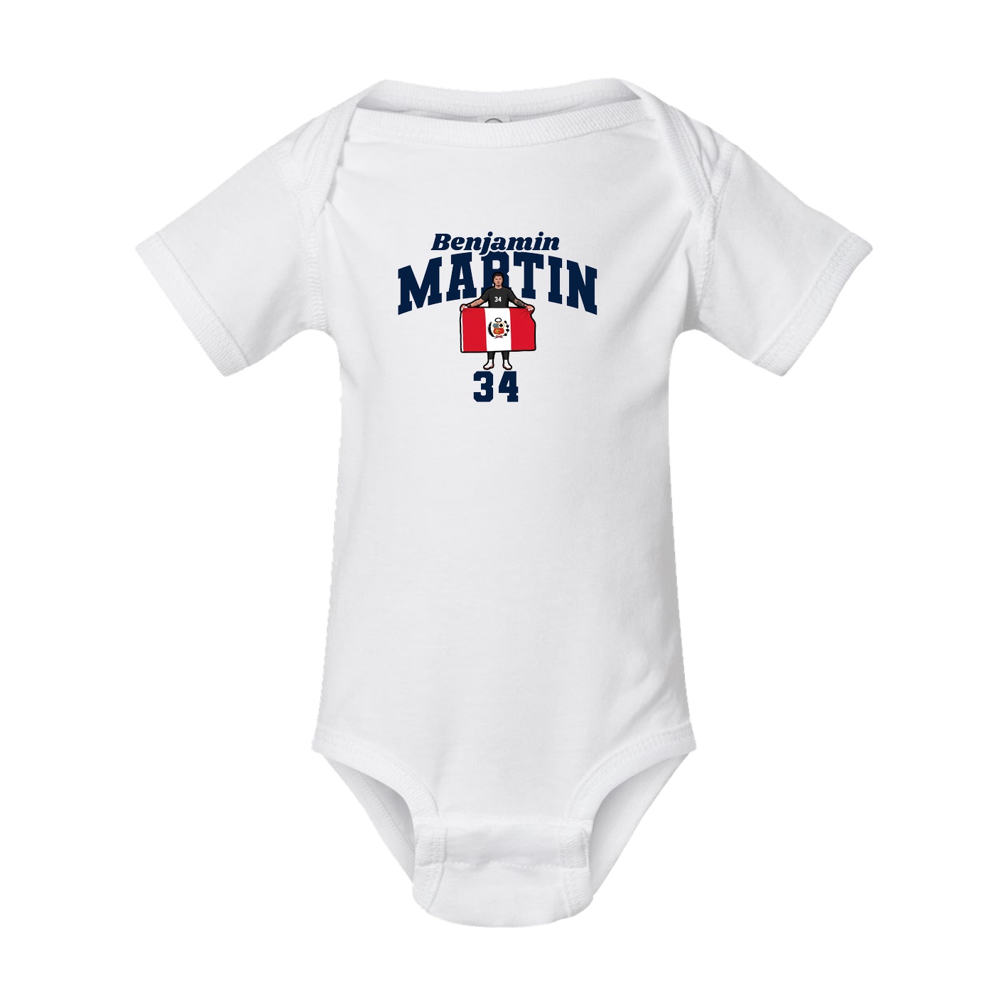 Baby Onesie — Signature Arch in White