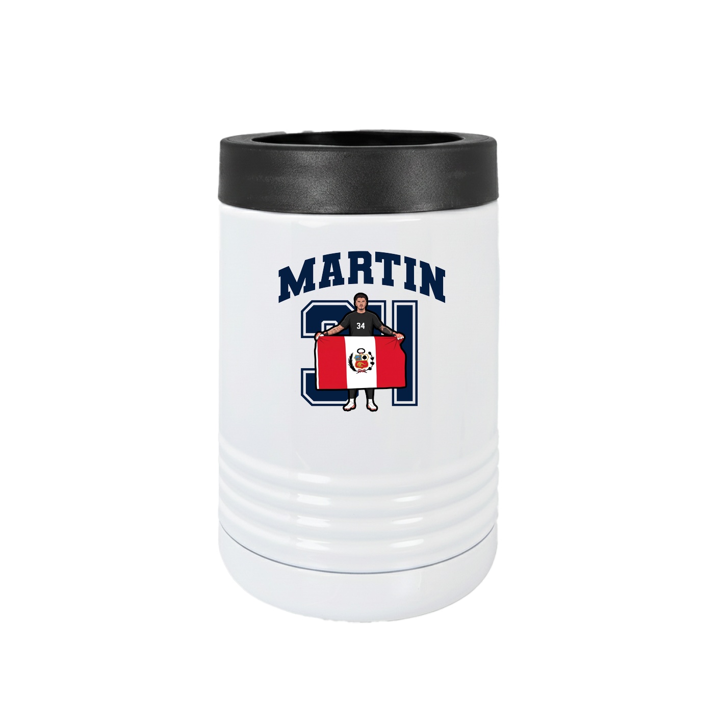 Beverage Holder — Number in White