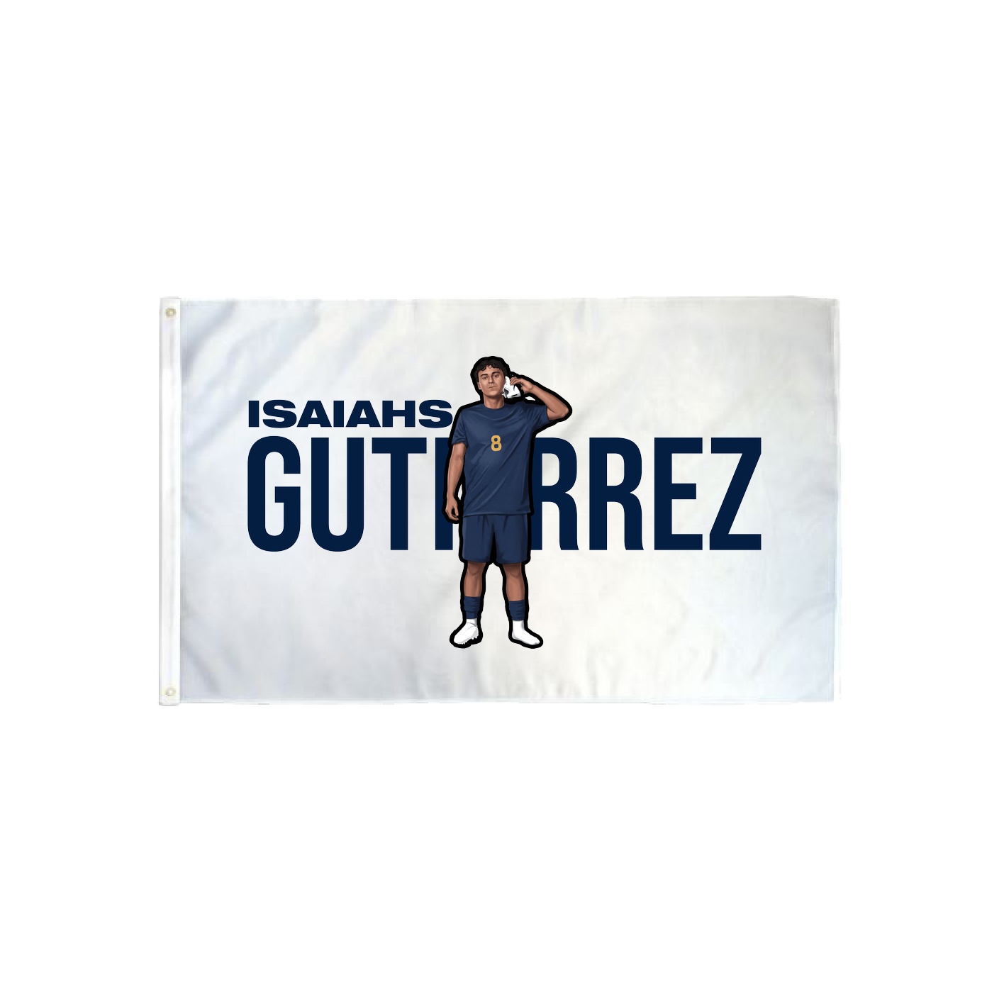 3x5 Flag — Player Name in Classic