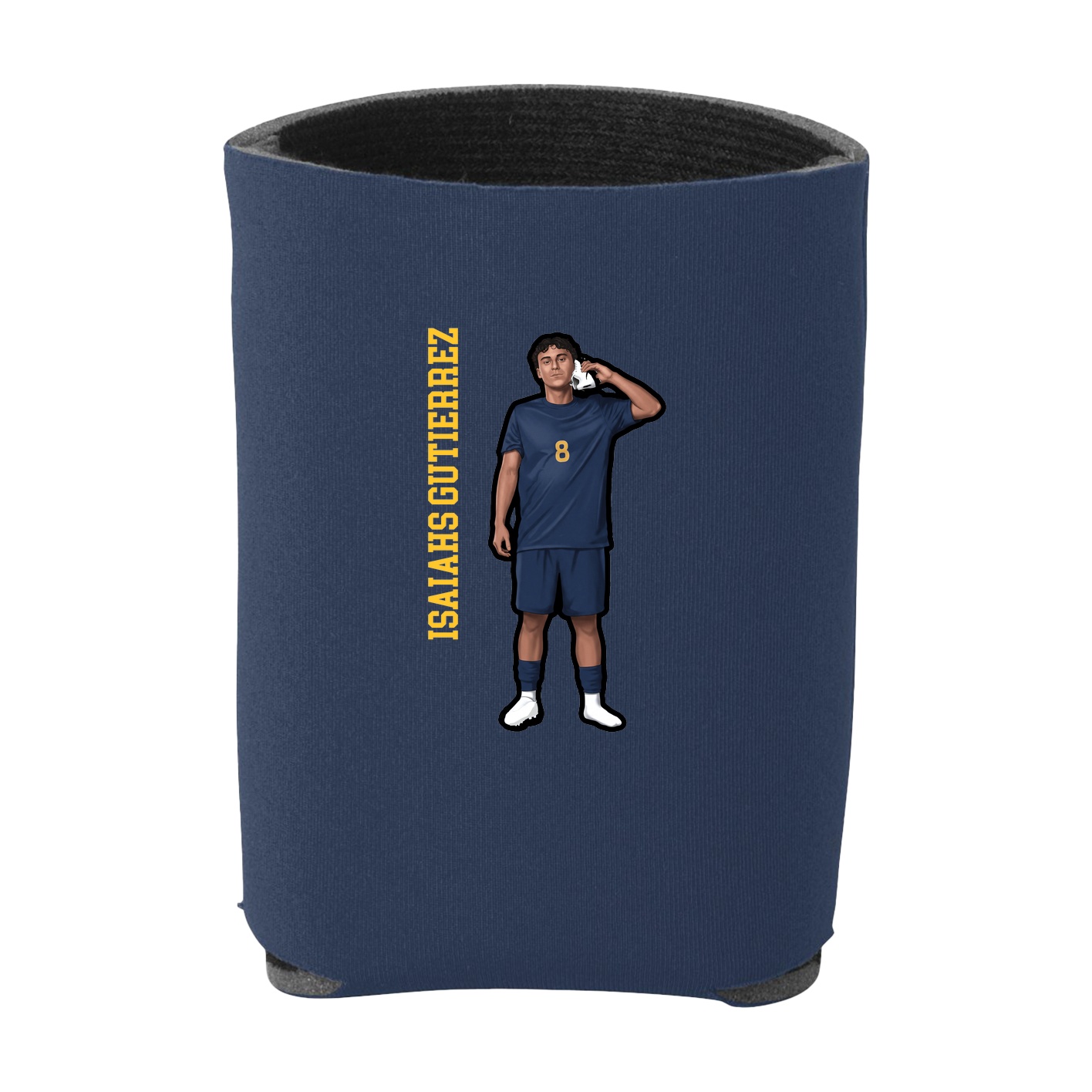 Can Holder — Name Vertical in Navy