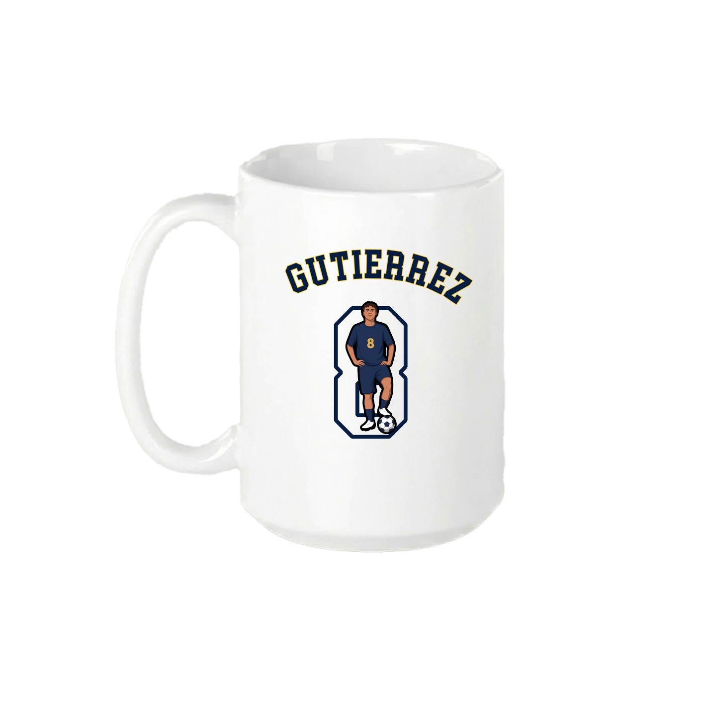15oz Coffee Mug — Shirsey Arch in White