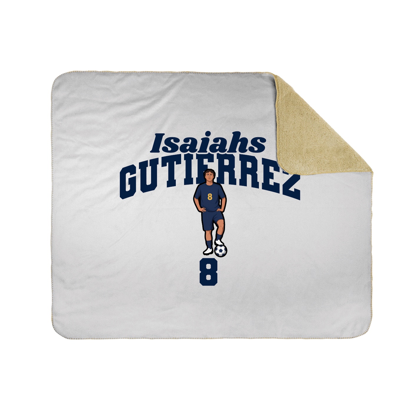 Throw Blanket — Signature Arch in White