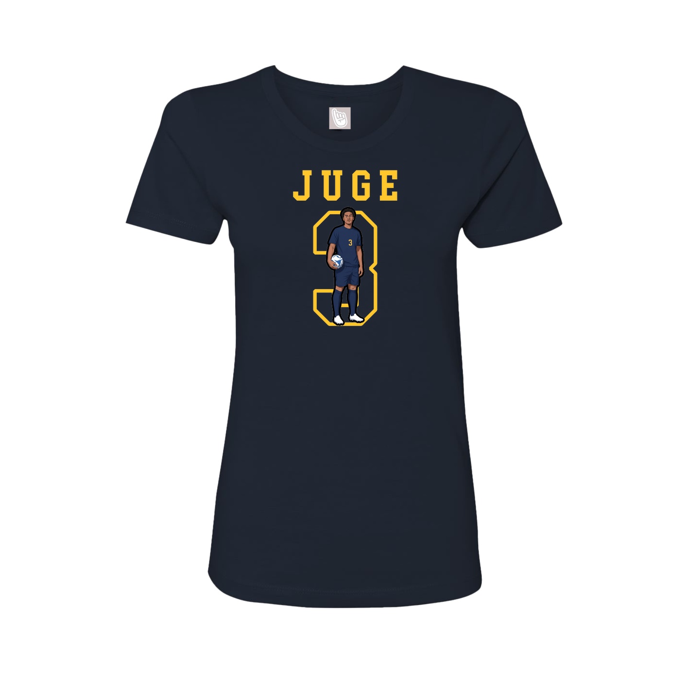 Fitted Women's Tee — Shirsey in Navy