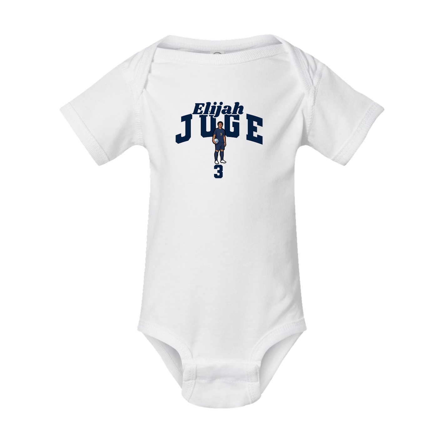 Baby Onesie — Signature Arch in White