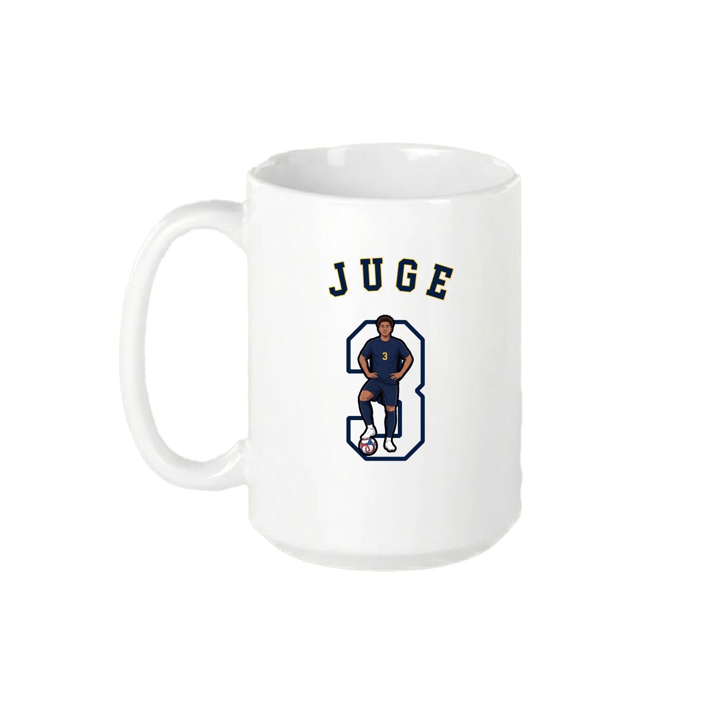15oz Coffee Mug — Shirsey Arch in White