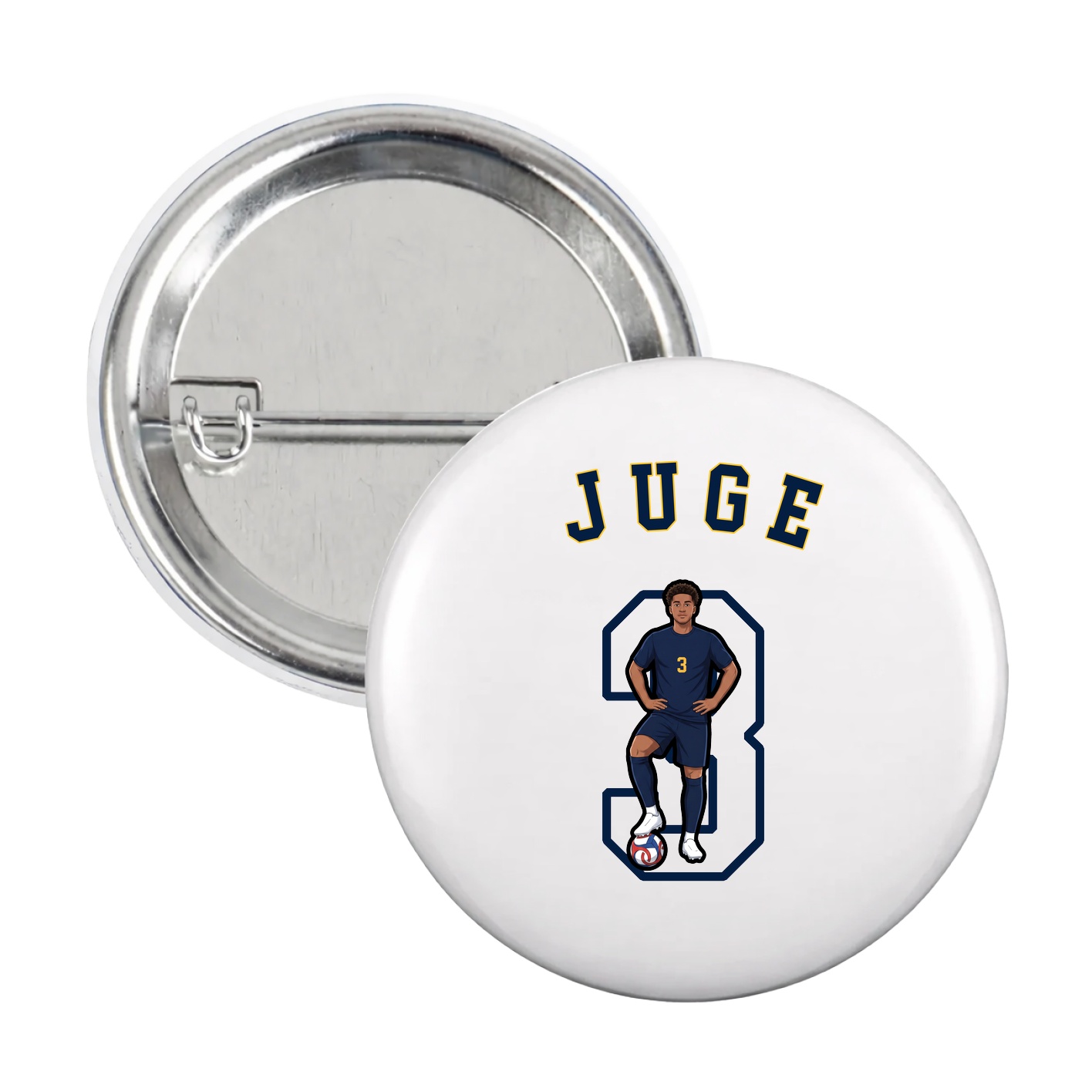 Game Day Button — Shirsey Arch in White