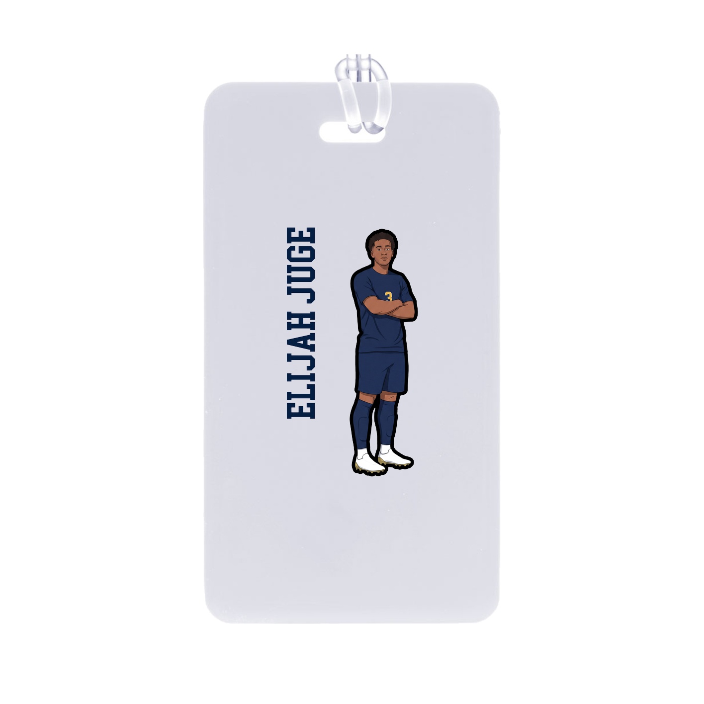 Bag Tag — Name Vertical in Classic
