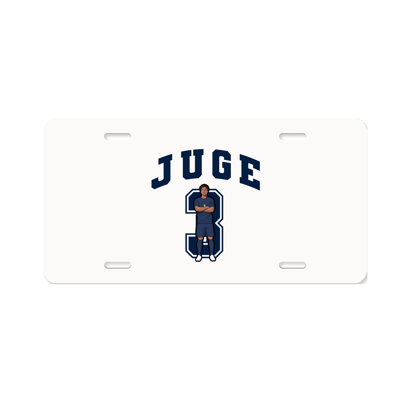 License Plate — Number in Classic
