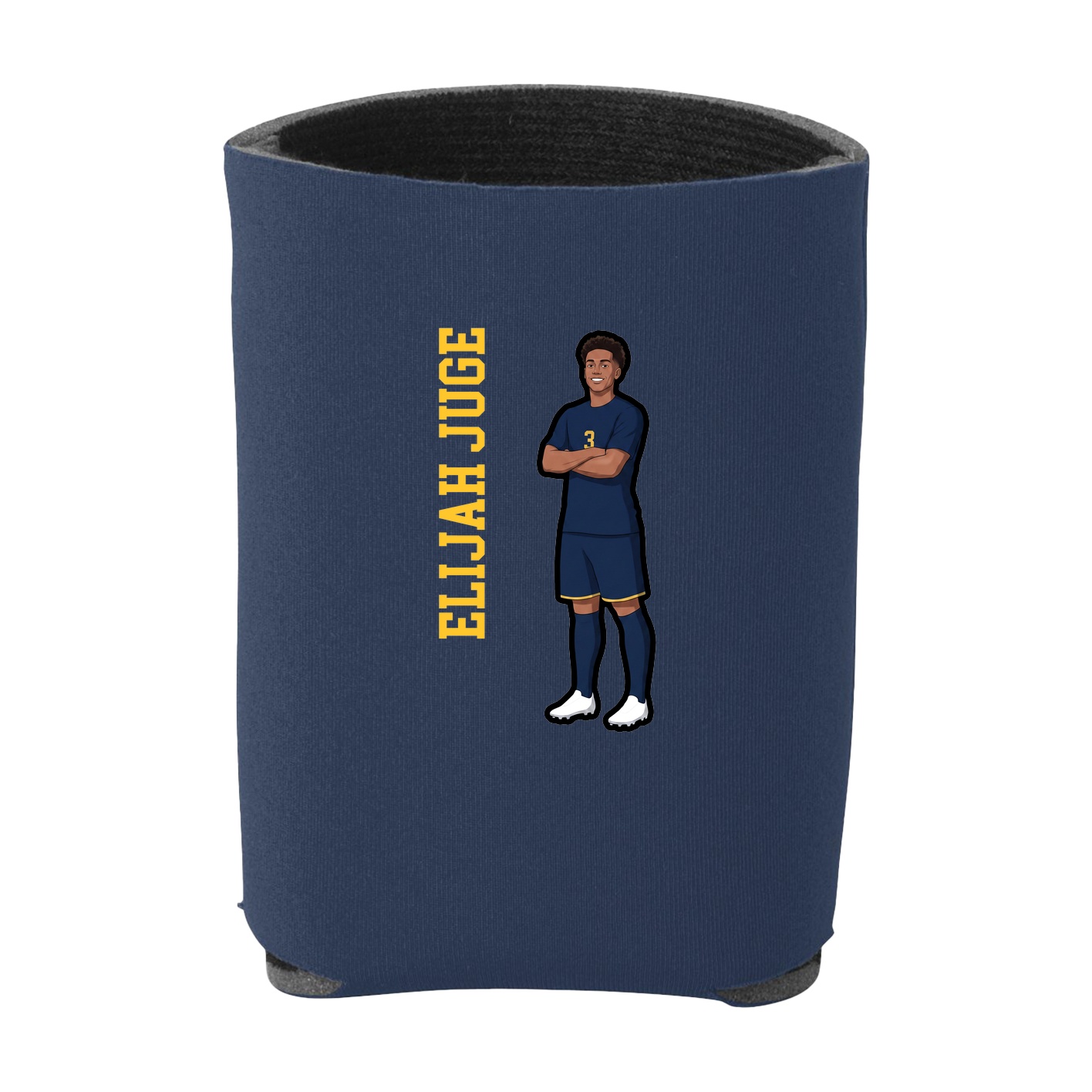 Can Holder — Name Vertical in Navy