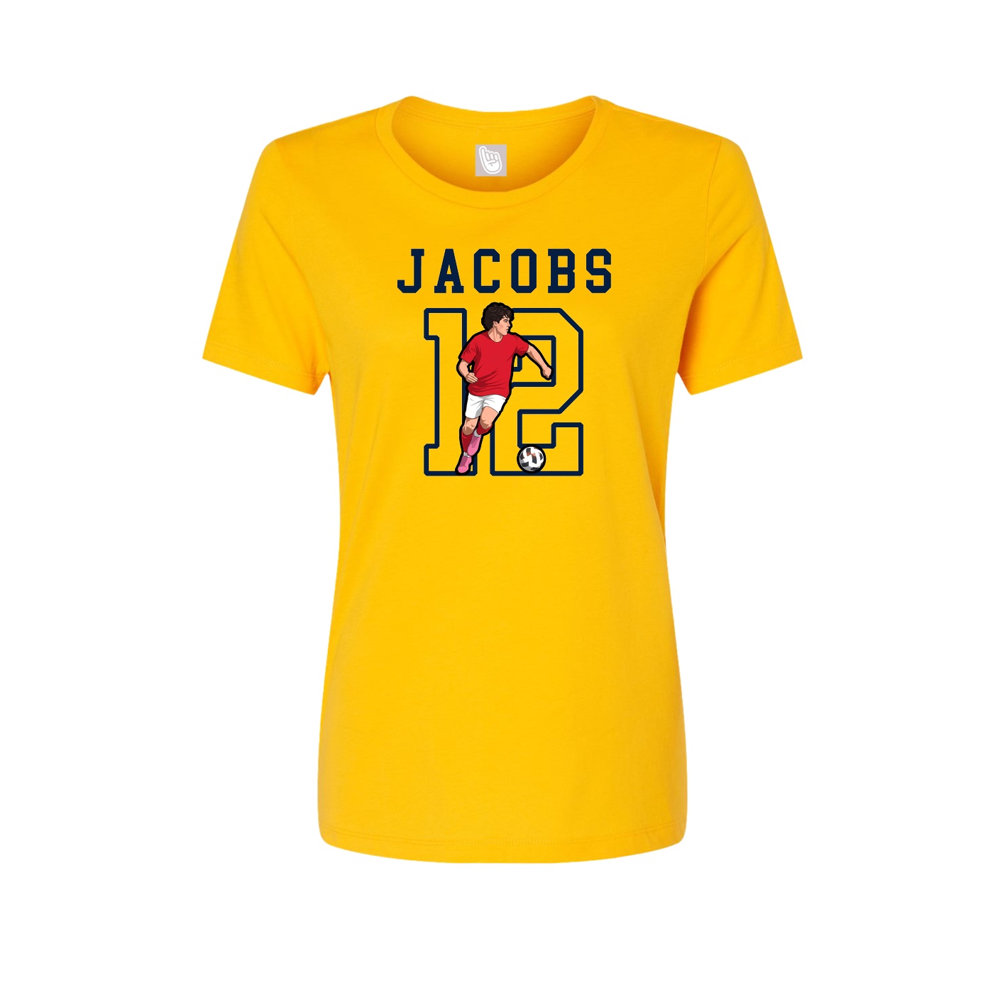 Fitted Women's Tee — Shirsey in Gold