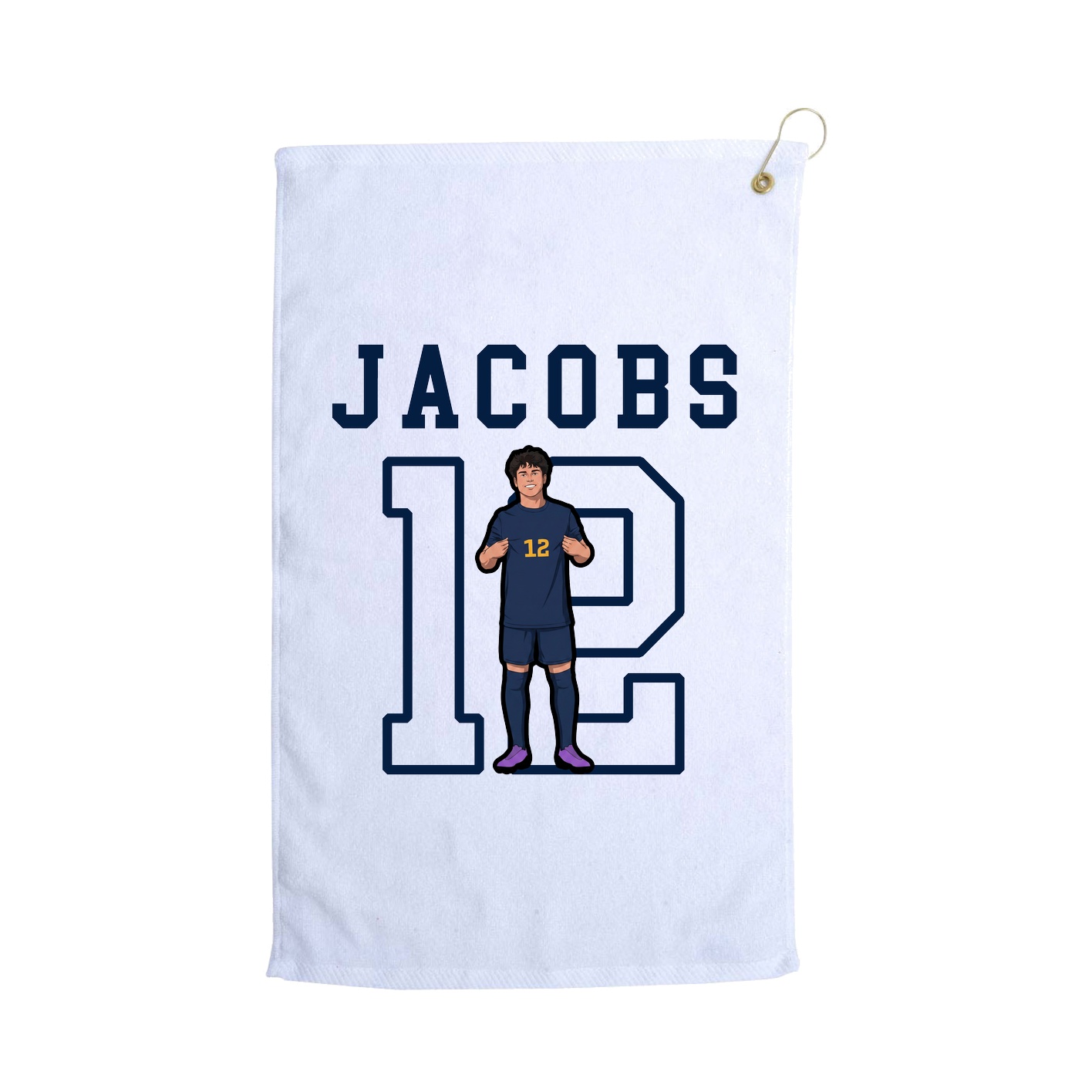 Golf Towel — Shirsey in White