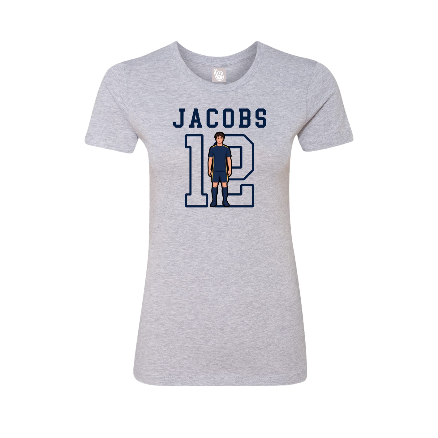 Fitted Women's Tee — Shirsey in Grey