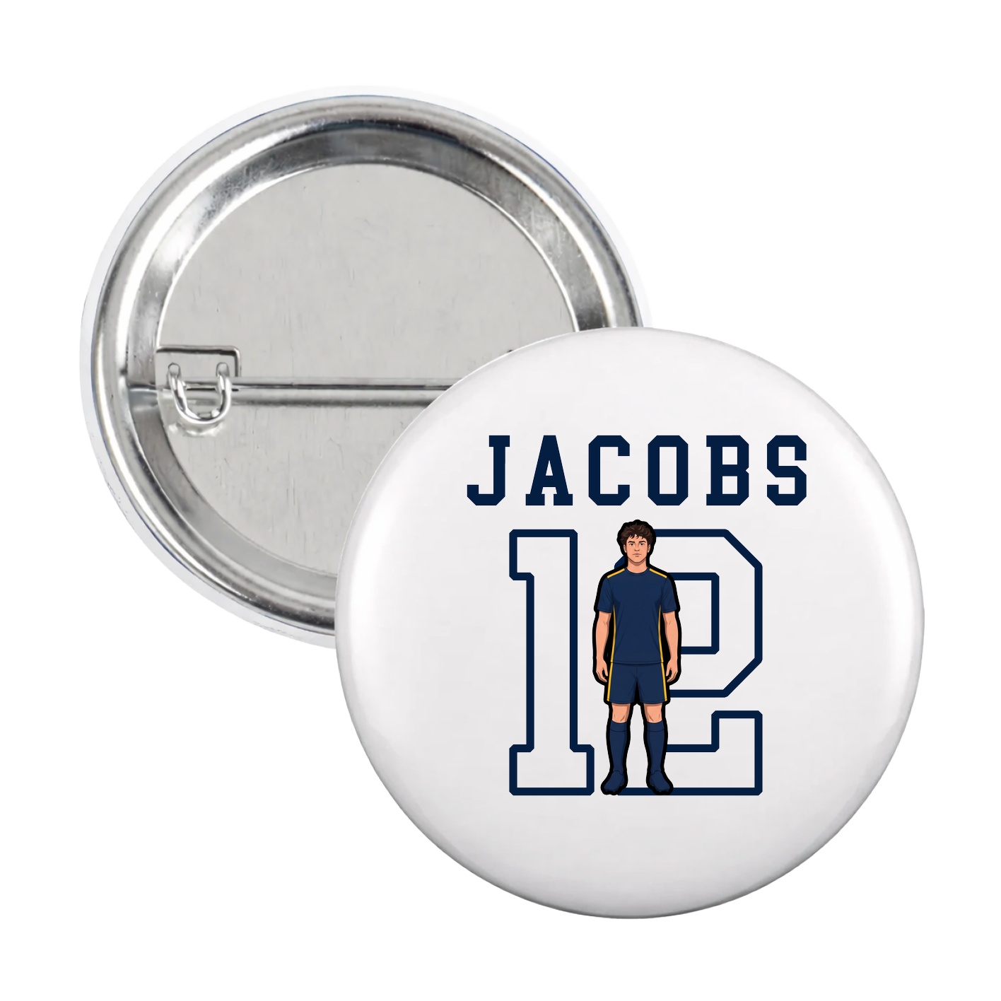Game Day Button — Shirsey in White