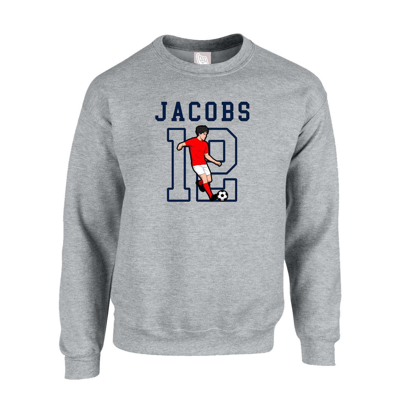 Fleece Crew — Shirsey in Grey