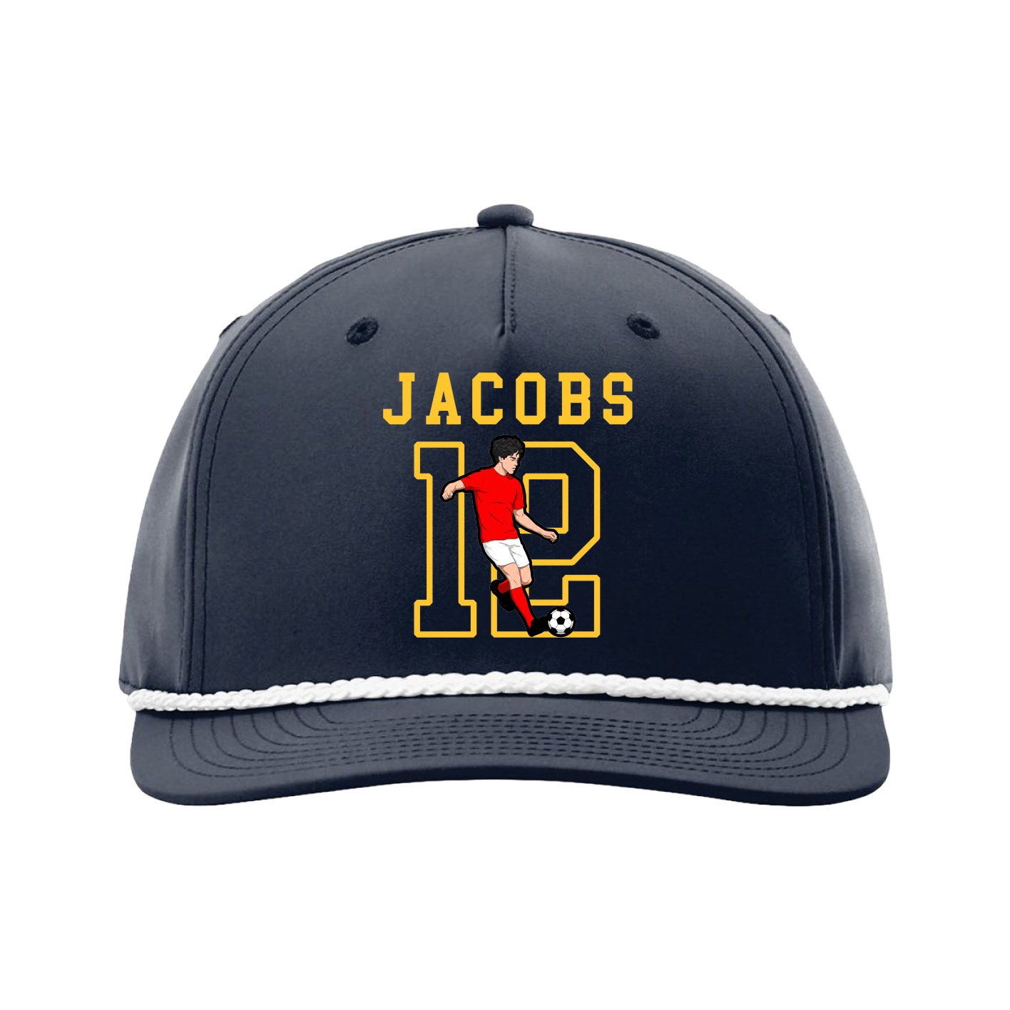 Five-Panel Classic Rope Cap — Shirsey in Navy