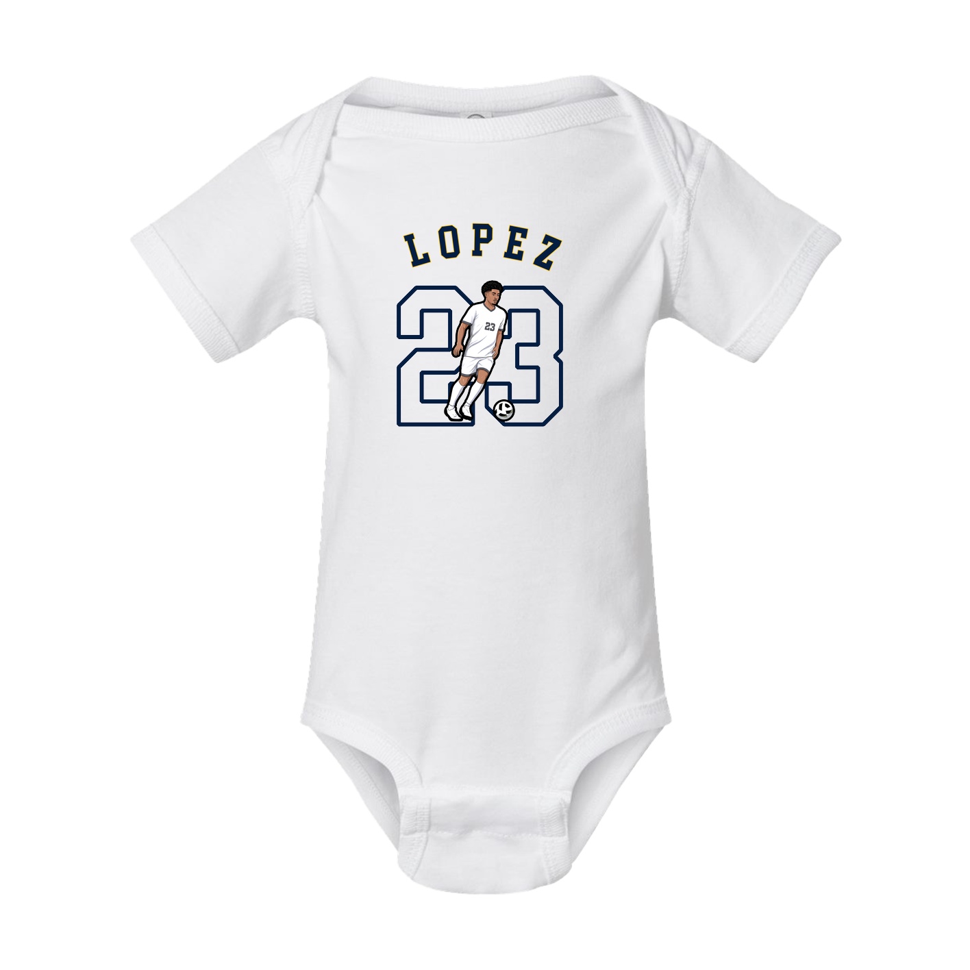 Baby Onesie — Shirsey Arch in White