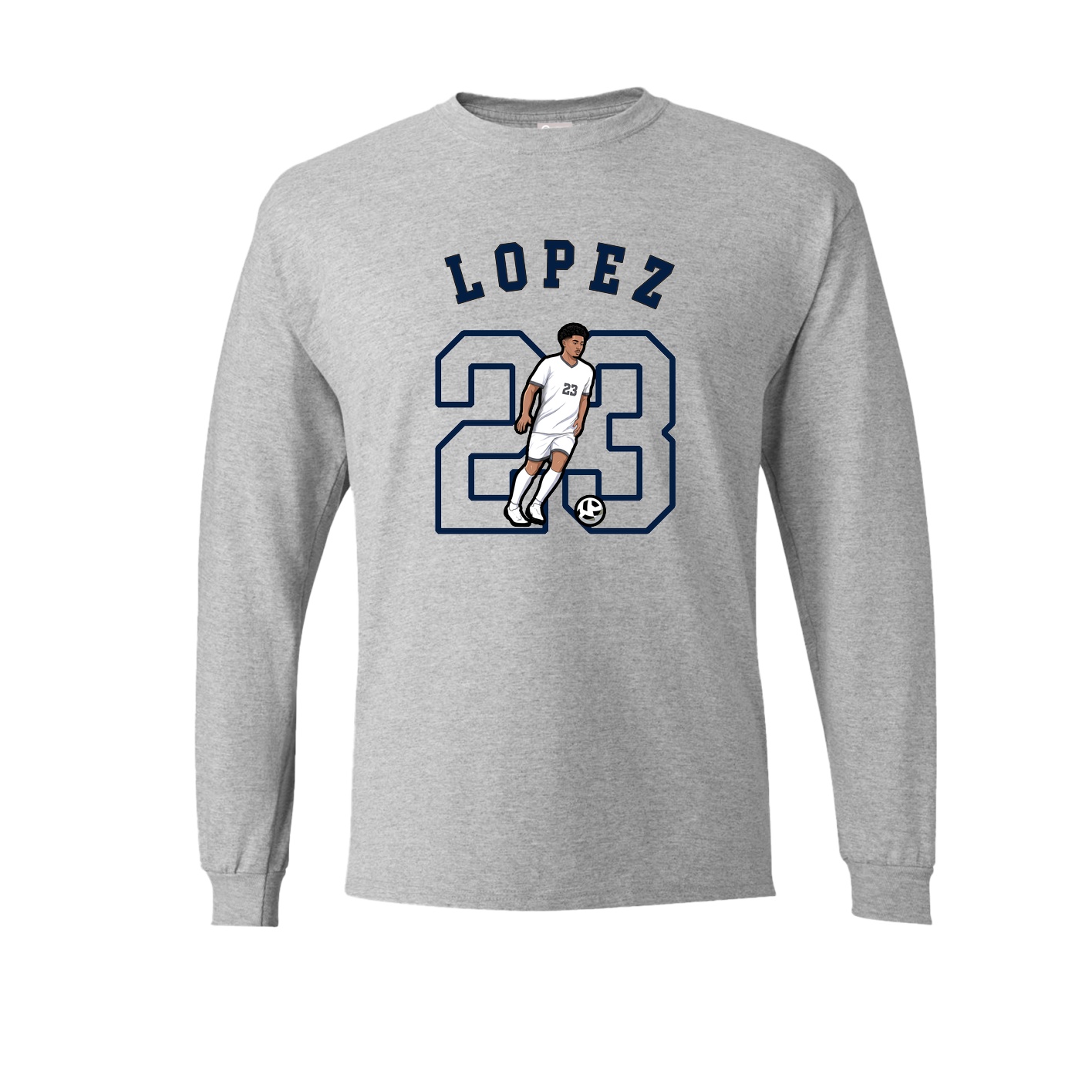 Long Sleeve Tee — Shirsey Arch in Grey