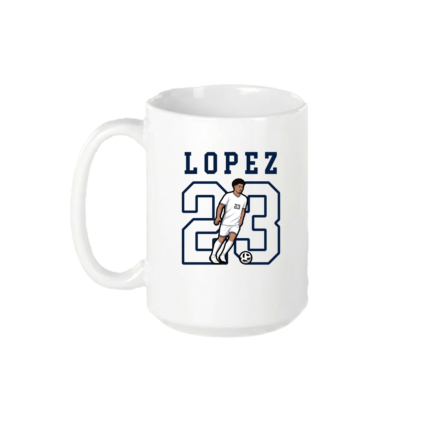 15oz Coffee Mug — Shirsey in White