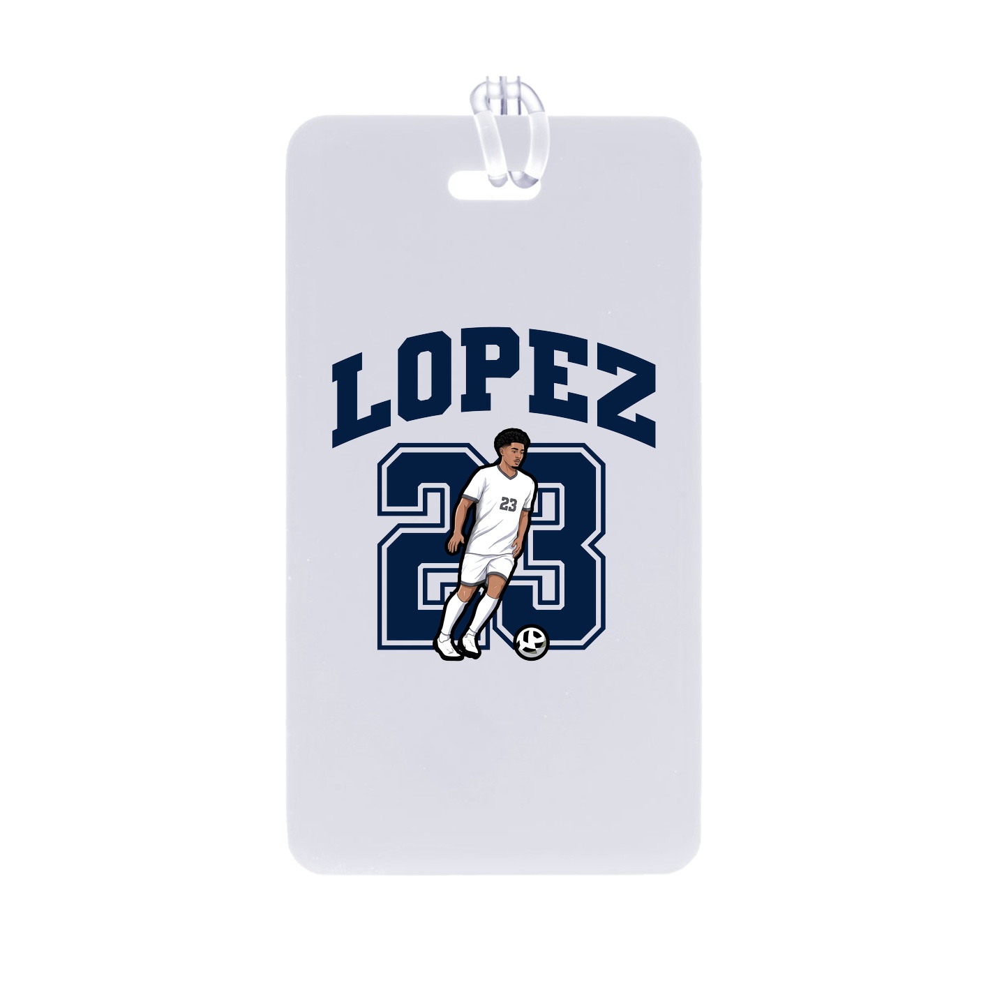 Bag Tag — Number in Classic