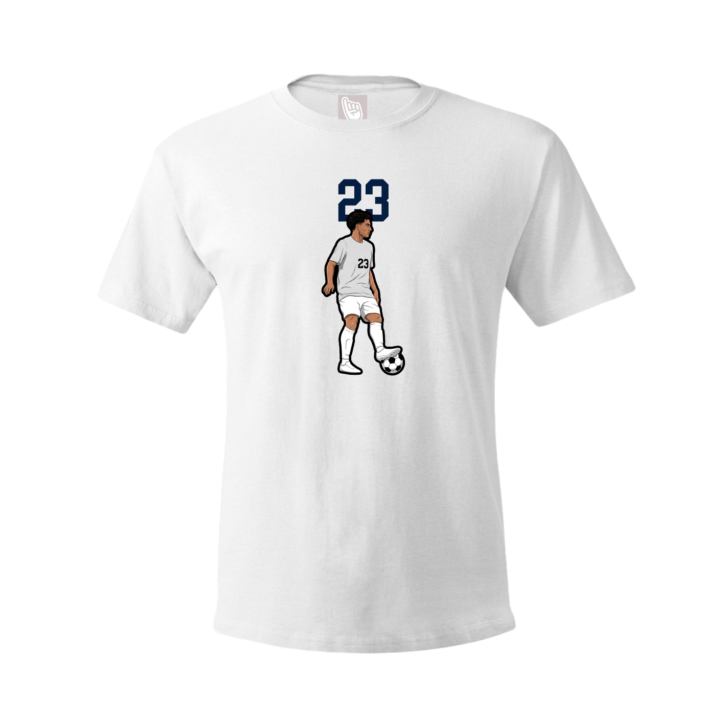 Tee — Number Top in White