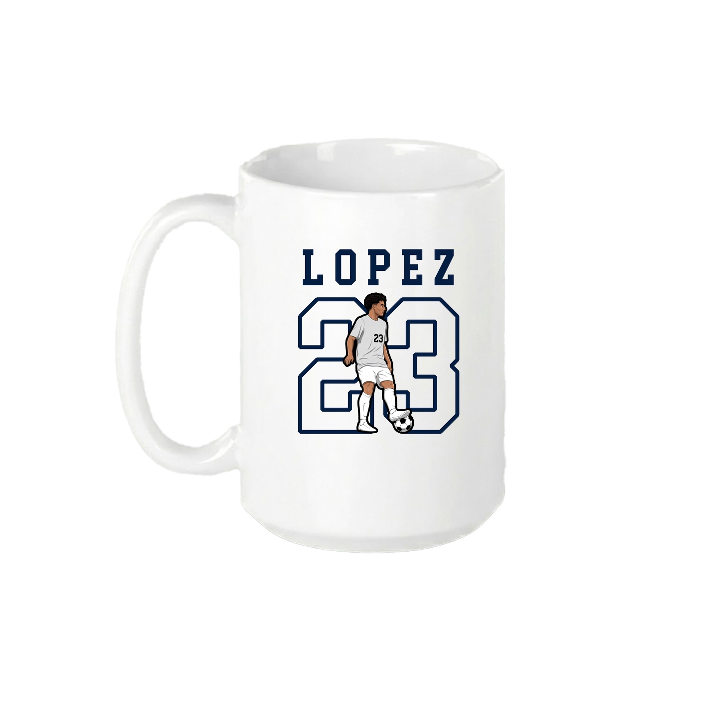 15oz Coffee Mug — Shirsey in White