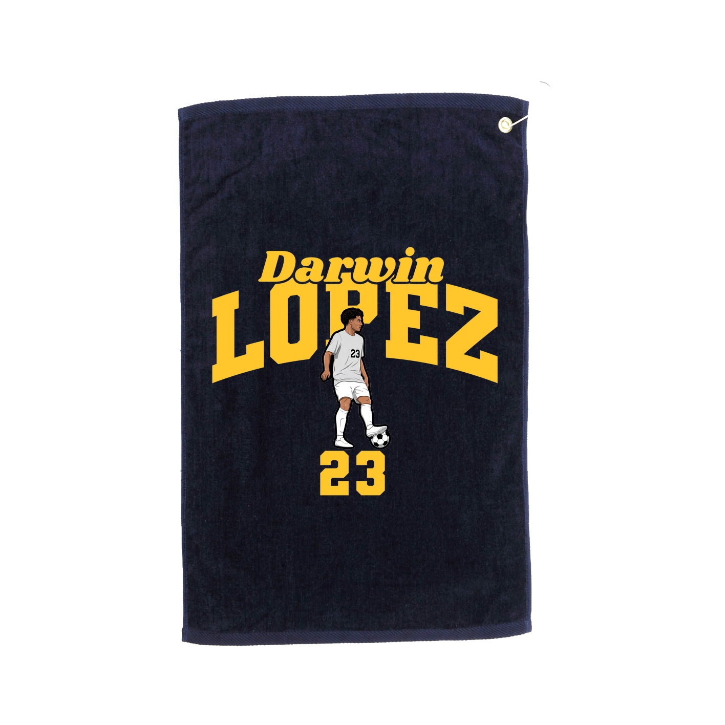 Golf Towel — Signature Arch in Navy