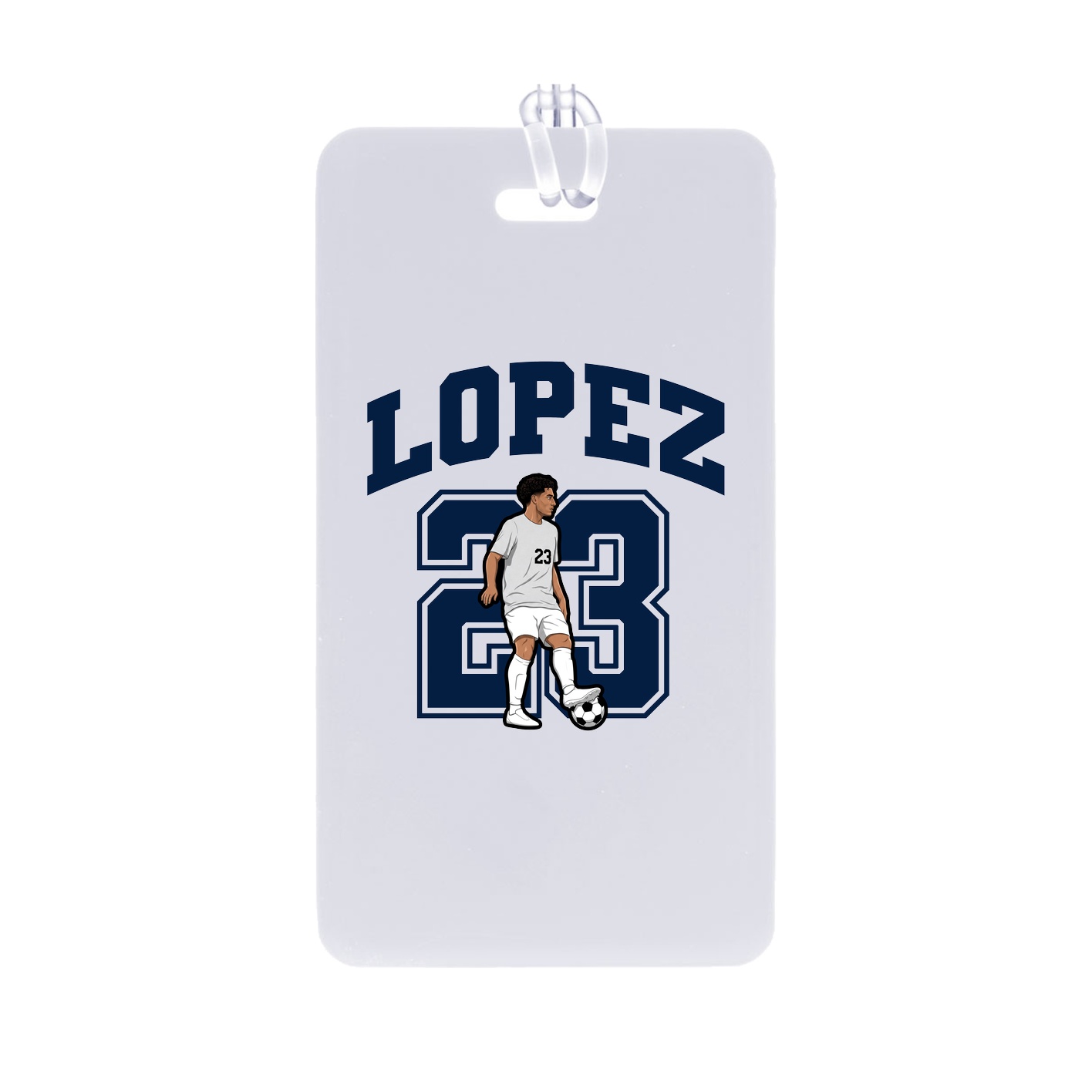 Bag Tag — Number in Classic
