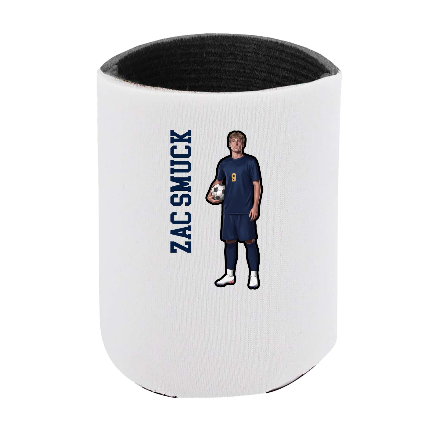 Can Holder — Name Vertical in White