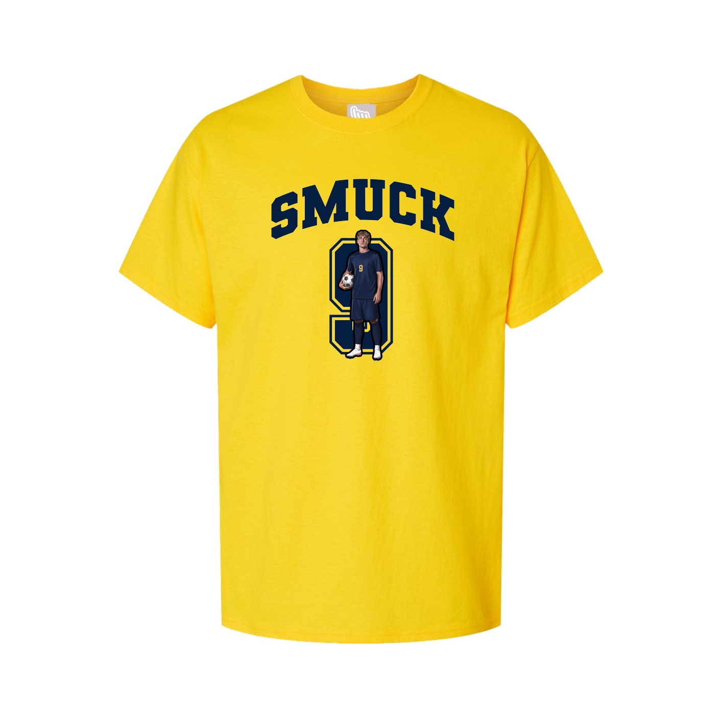 Youth Tee — Number in Gold