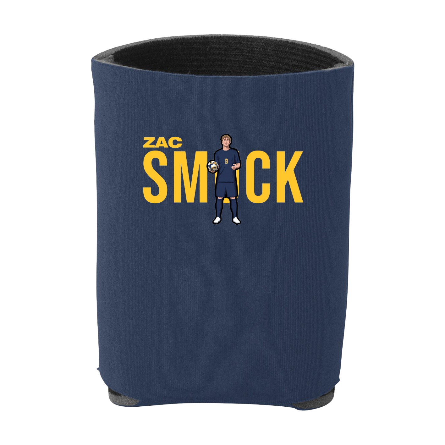 Can Holder — Player Name in Navy