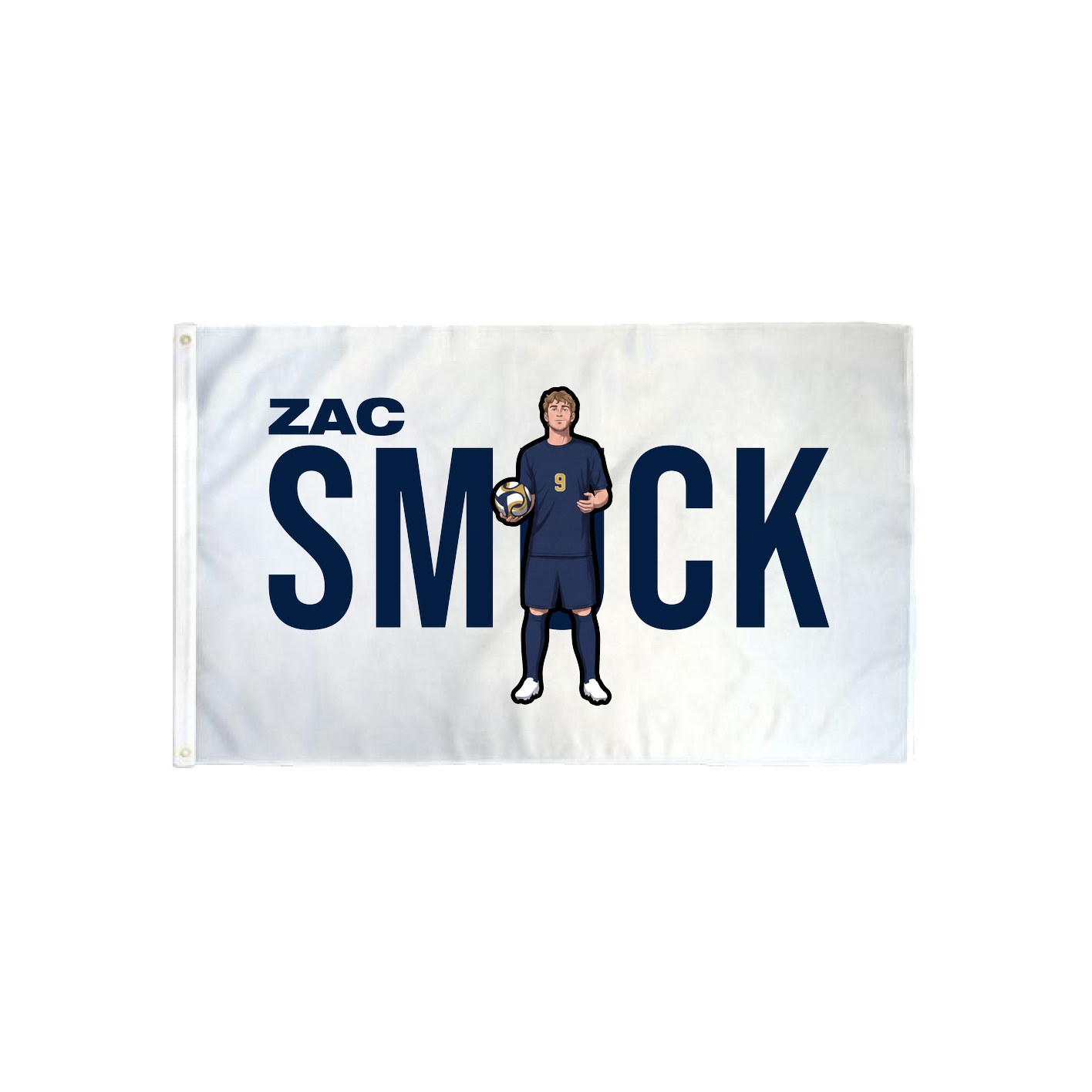 3x5 Flag — Player Name in Classic