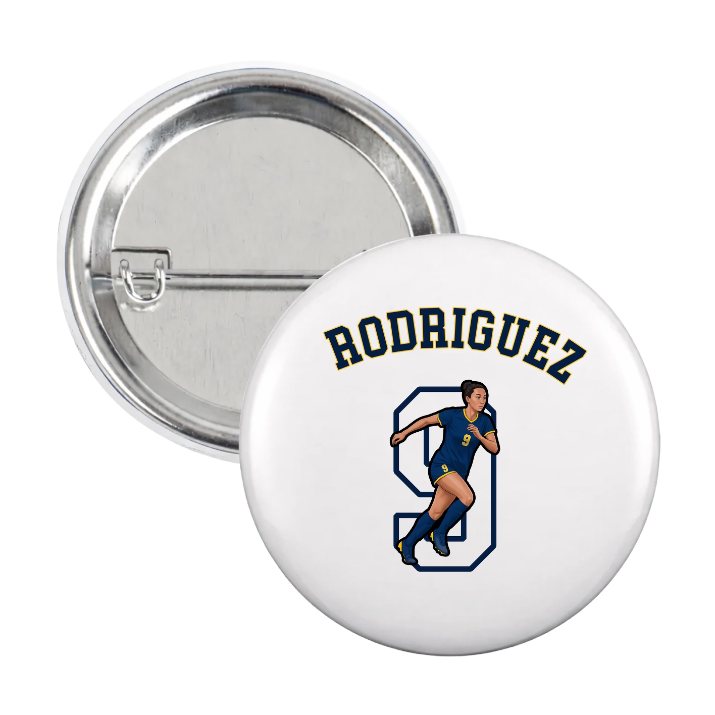 Game Day Button — Shirsey Arch in White