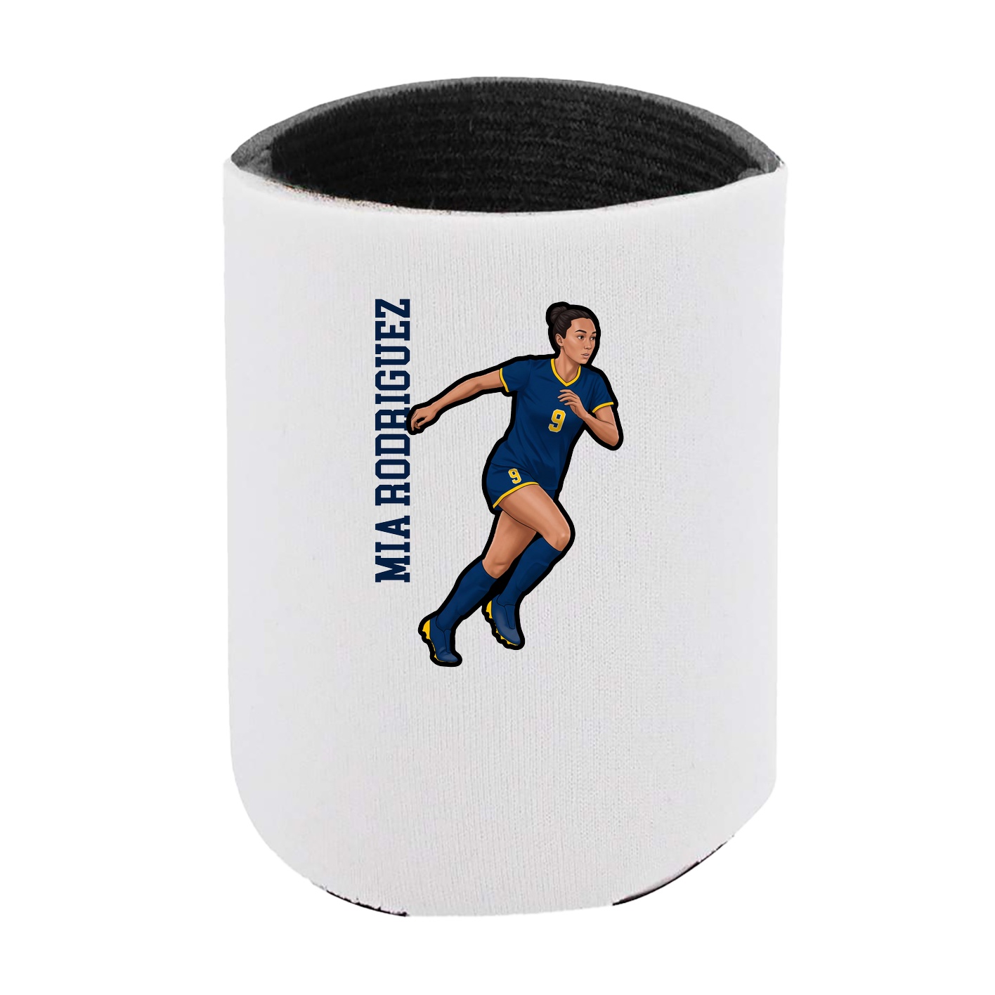 Can Holder — Name Vertical in White