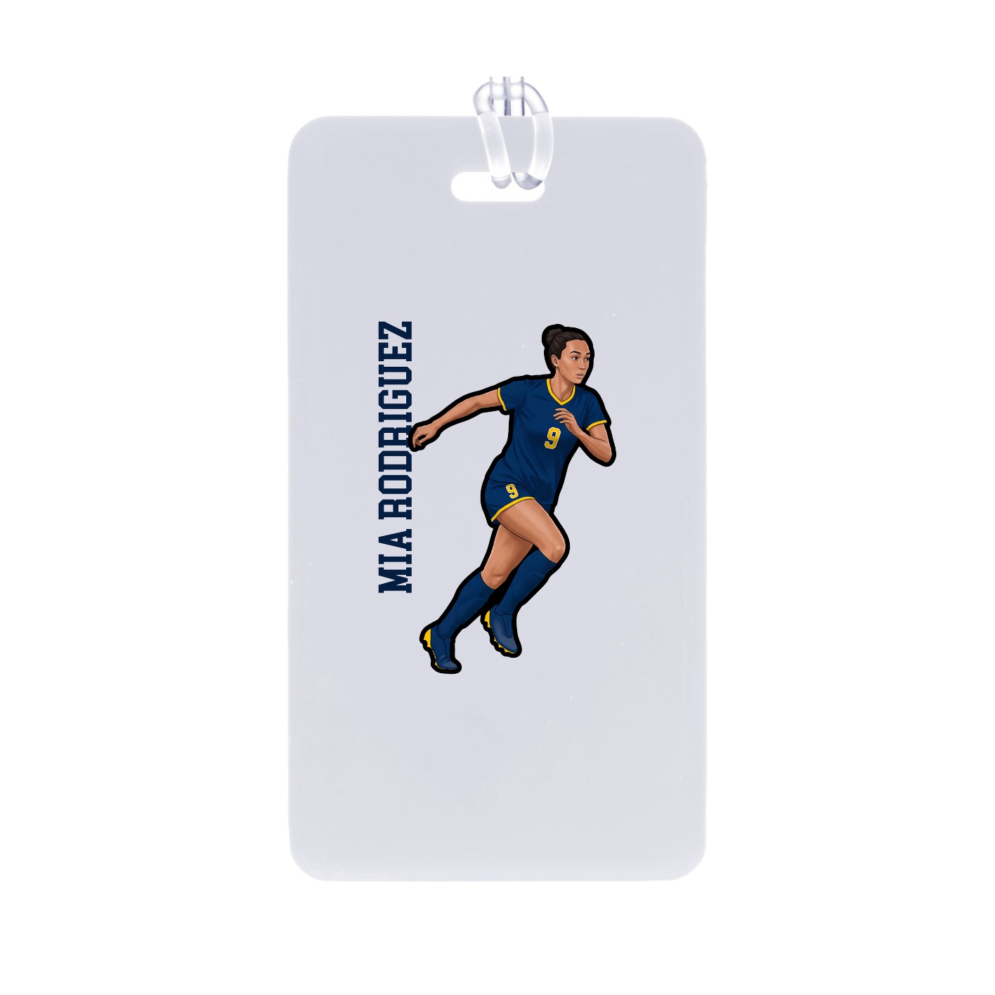 Bag Tag — Name Vertical in Classic