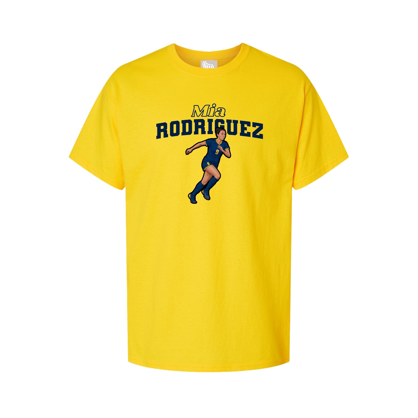 Tee — Name Arch in Gold